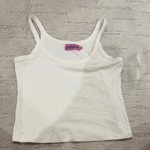 Edikted Classic White Tank Top